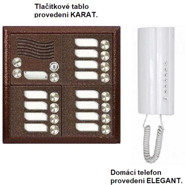 Domácí telefony, elektromechanický samozamykací zámek, kování - Náplavní